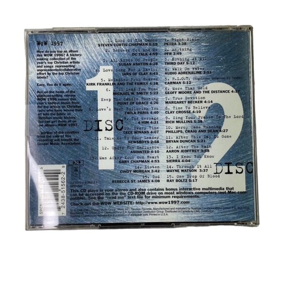 Vintage WOW 1997 Christian Audio Music CD Various Artist 15 Tracks u - Picture 2 of 2